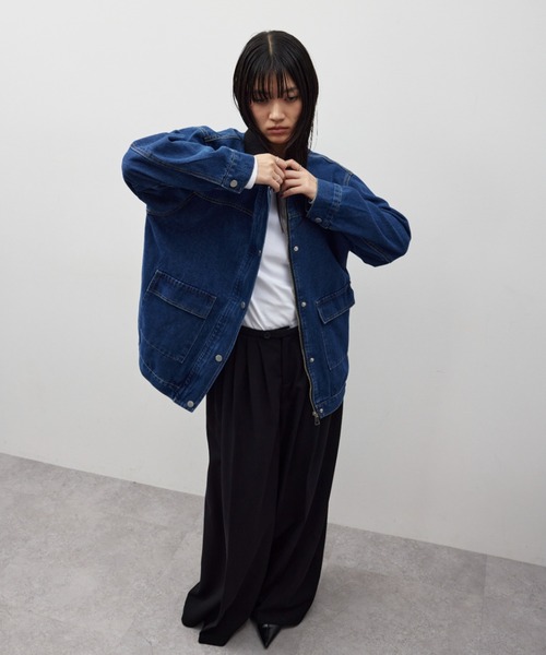 HANNE デニムジャケット gジャン デニムカバーオールジャケット