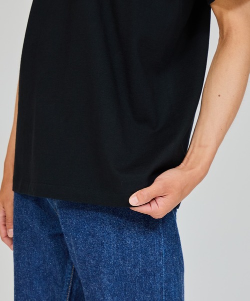 「HANES」 半袖Tシャツ MEDIUM ブラック メンズ_画像3