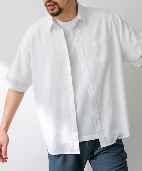 「URBAN RESEARCH Sonny Label」 半袖シャツ X-LARGE グリーン メンズ_画像3