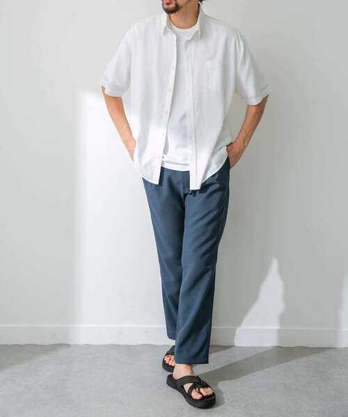 「URBAN RESEARCH Sonny Label」 半袖シャツ X-LARGE グリーン メンズ_画像8
