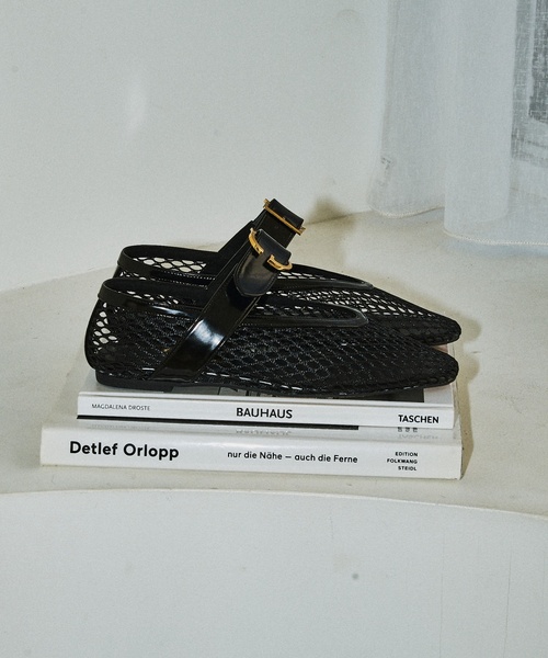 「LE TALON」 フラットパンプス 23cm シルバー レディース_画像3