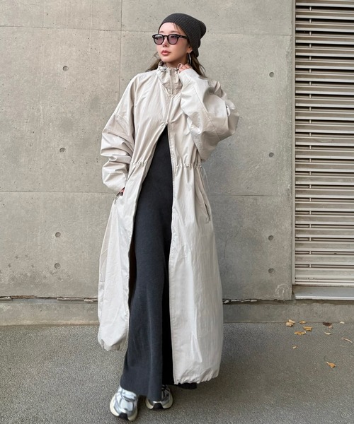 twopeace ツーピース 長袖 モッズコート アウトドア モッズコート コート double zip long mods coat /ボリュームダブル