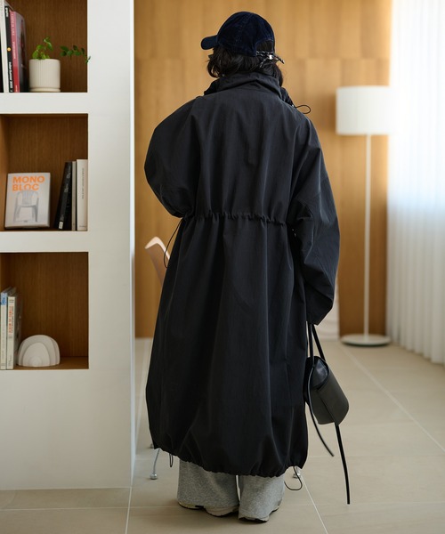 モッズコート コート double zip long mods coat /ボリュームダブル
