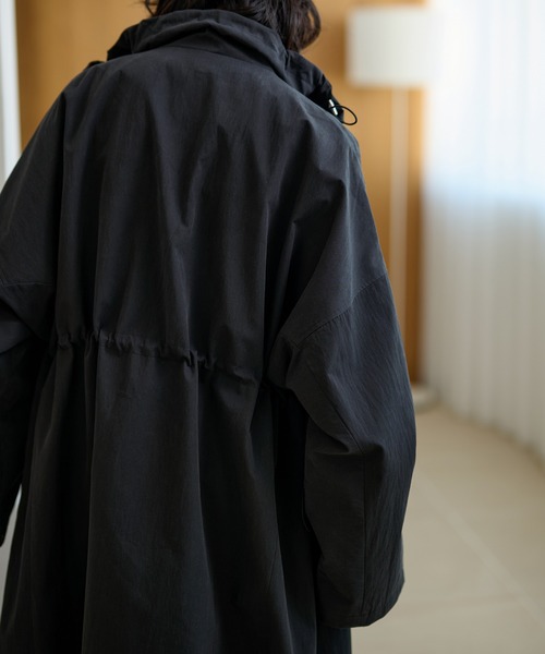 モッズコート コート double zip long mods coat /ボリュームダブル