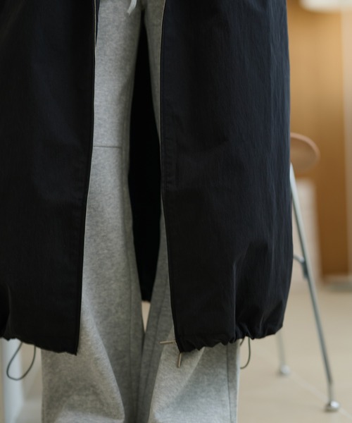 モッズコート コート double zip long mods coat /ボリュームダブル