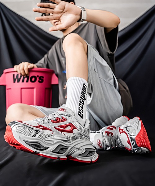 shoes365 スニーカー 厚底ダッドスニーカー メンズ : ZOZOTOWN Yahoo