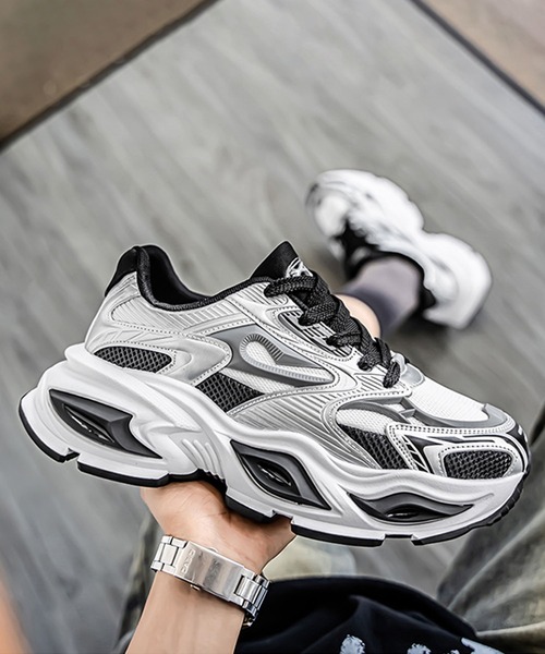 shoes365 スニーカー 厚底ダッドスニーカー メンズ : ZOZOTOWN Yahoo