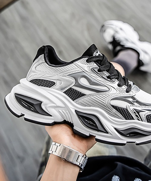 shoes365 スニーカー 厚底ダッドスニーカー メンズ : ZOZOTOWN Yahoo