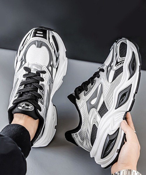 shoes365 スニーカー 厚底ダッドスニーカー メンズ : ZOZOTOWN Yahoo