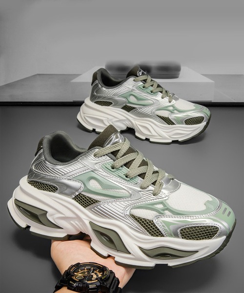 shoes365 スニーカー 厚底ダッドスニーカー メンズ : ZOZOTOWN Yahoo