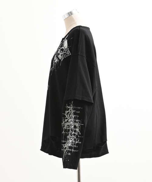 REFLEM（レフレム） tシャツ 「REFLEM/レフレム」グランジレイヤードL