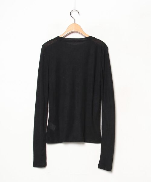 「N.O.R.C」 長袖カットソー フリー ブラック レディース_画像2