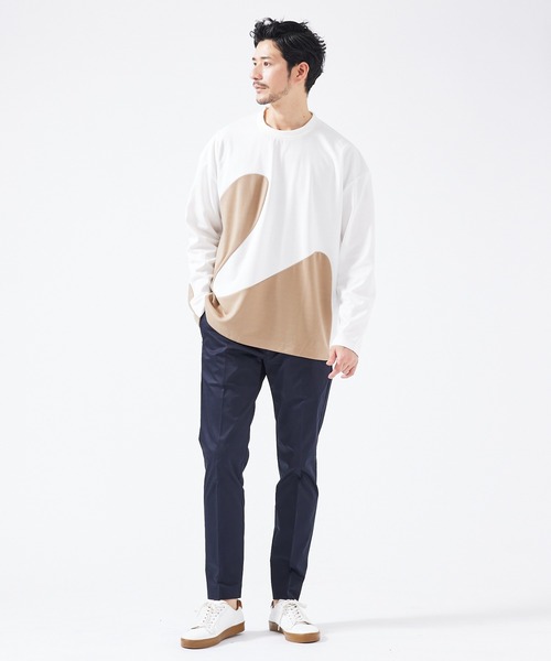 「ENTRE AMIS」 スラックス 31 ホワイト メンズ_画像2