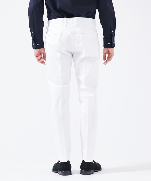 「ENTRE AMIS」 スラックス 31 ホワイト メンズ_画像9