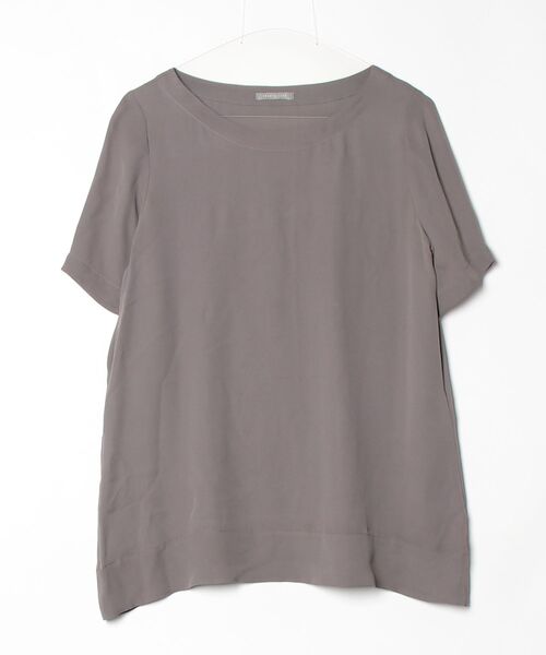 theory luxe（セオリーリュクス） 半袖ブラウス 38 グレー レディース 