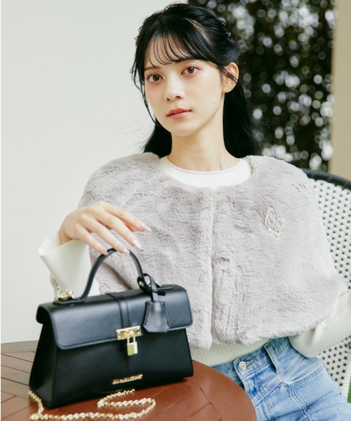 【未使用】JILLSTUARTシープファー×フォックスファー コート　S 未使用】JILLSTUARTシープファー×フォックスファー コート S