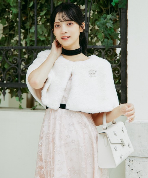 【未使用】JILLSTUARTシープファー×フォックスファー コート　S 未使用】JILLSTUARTシープファー×フォックスファー コート S
