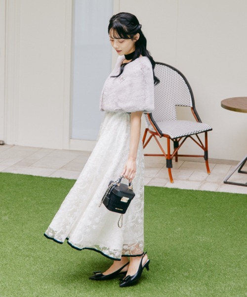 JILLSTUART ケープ ファー 結婚式 ジルスチュアート JILL by JILL STUART（ジルバイジルスチュアート） コート アウター