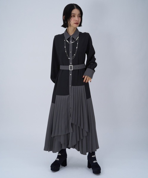 HARE プリーツイレヘムワンピース HARE（ハレ） ワンピース プリーツイレヘムワンピース : ZOZOTOWN
