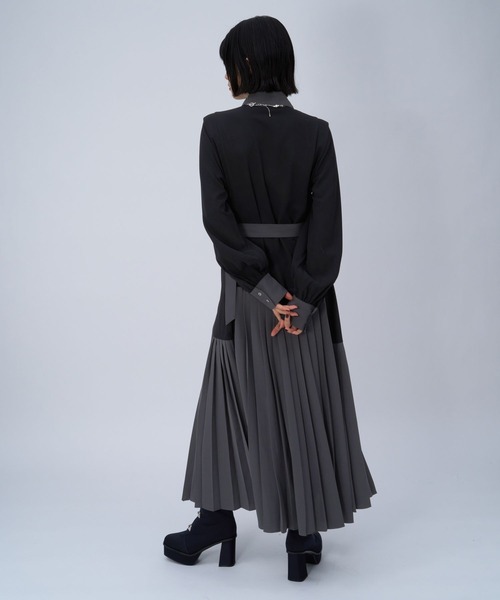 HARE（ハレ） ワンピース プリーツイレヘムワンピース : ZOZOTOWN