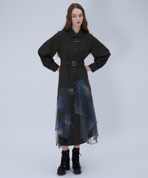 HAREプリーツイレヘムワンピース ハレ ワンピース 結婚式 卒業式 HARE（ハレ） ワンピース プリーツイレヘムワンピース : ZOZOTOWN