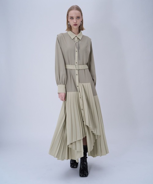 HARE プリーツイレヘムワンピース HARE（ハレ） ワンピース プリーツイレヘムワンピース : ZOZOTOWN