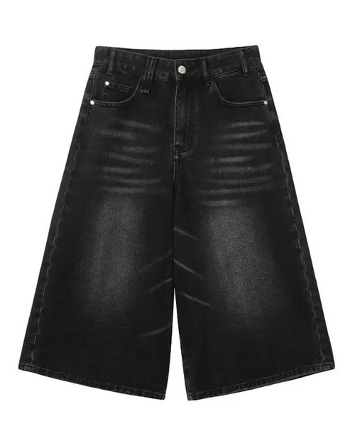 [MEMECLE] Denim брюки M черный женский 