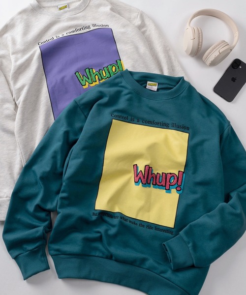 トレーナー スウェット 「83」カレッジロゴ サガラ刺繍 裏毛