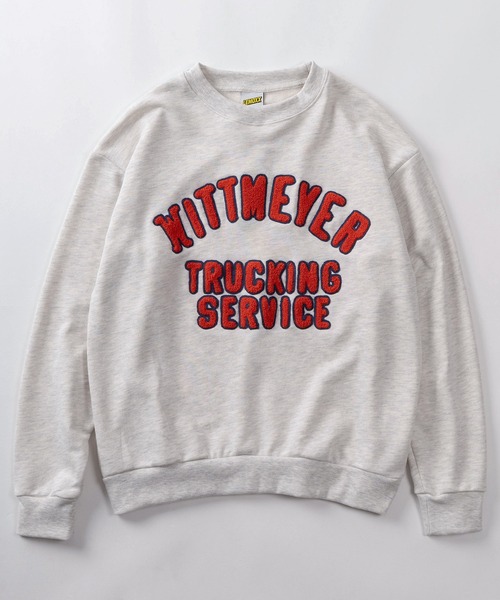 トレーナー スウェット 「83」カレッジロゴ サガラ刺繍 裏毛