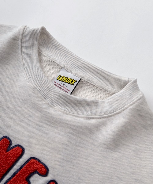 トレーナー スウェット 「83」カレッジロゴ サガラ刺繍 裏毛