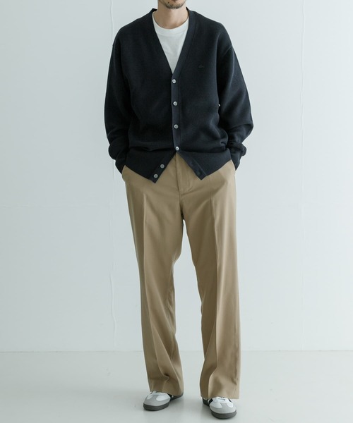 LACOSTE」 ニットカーディガン 5 ネイビー メンズ ラコステ LACOSTE 
