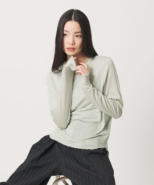 BEAUTY＆YOUTH UNITED ARROWS tシャツ セルロースブレンド クルー