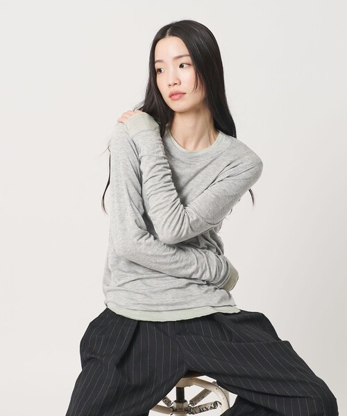 BEAUTY＆YOUTH UNITED ARROWS tシャツ セルロースブレンド クルー