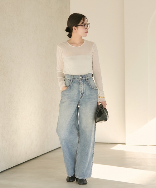 「Plage」 長袖カットソー - ベージュ レディース_画像7