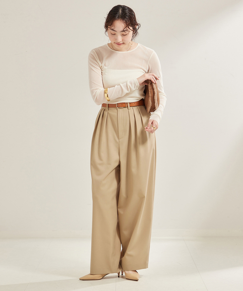 「Plage」 長袖カットソー - ベージュ レディース_画像8