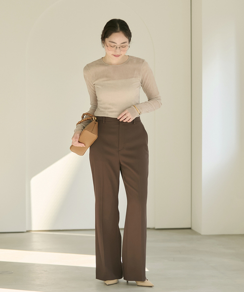 「Plage」 長袖カットソー - ベージュ レディース_画像9