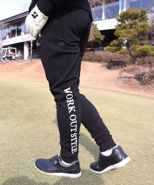 スウェットパンツ ジャージ (RM)「LUXE/R GOLF」ストレッチ ポンチ