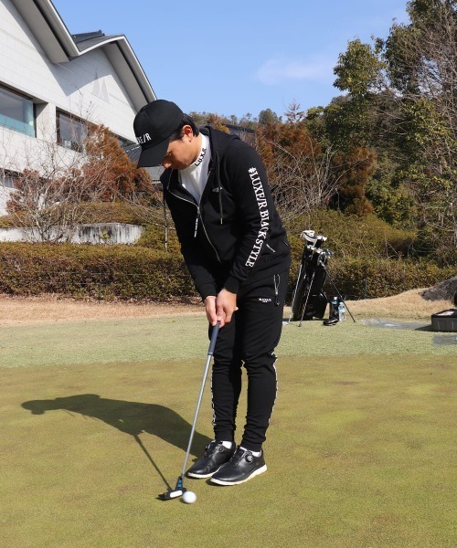 スウェットパンツ ジャージ (RM)「LUXE/R GOLF」ストレッチ ポンチ