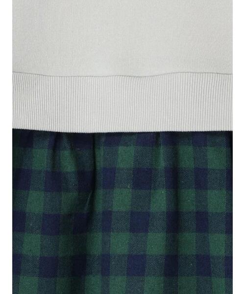 「Samansa Mos2 Lagom」 「KIDS」ドッキングワンピース 特(XL) キナリ キッズ_画像8