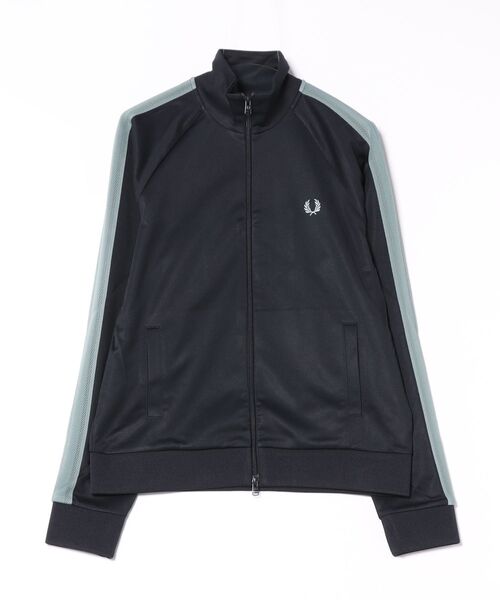 FRED PERRY ブラック ジップアップジャケット L FRED PERRY ジップアップジャケット L ブラック 2025秋冬新作 フレッド