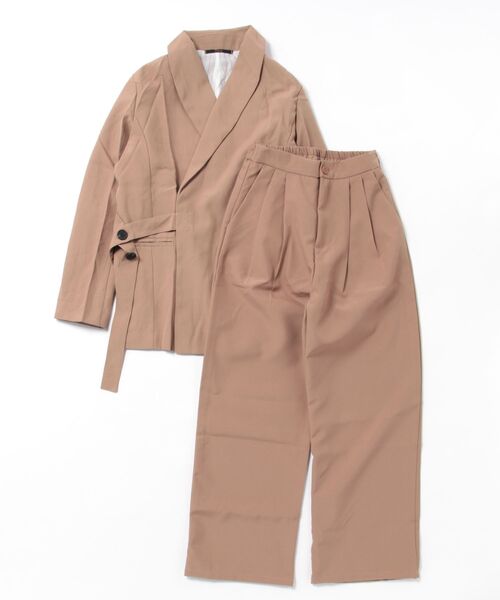 「Ritzy」 パンツスーツ X-LARGE ピンク レディース_画像4