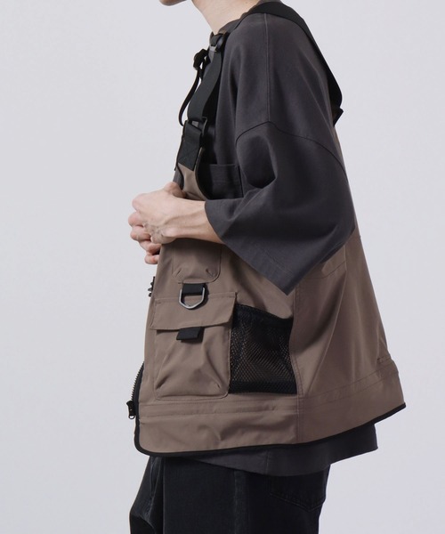 「ROOT THREE」 ベスト L ブラック メンズ_画像4