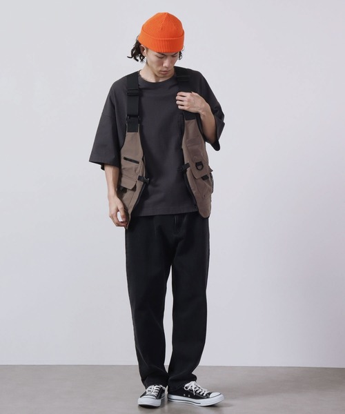 「ROOT THREE」 ベスト L ブラック メンズ_画像7