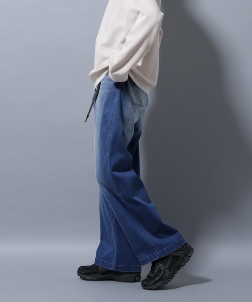 「Gramicci」 デニムパンツ S ブラック メンズの画像
