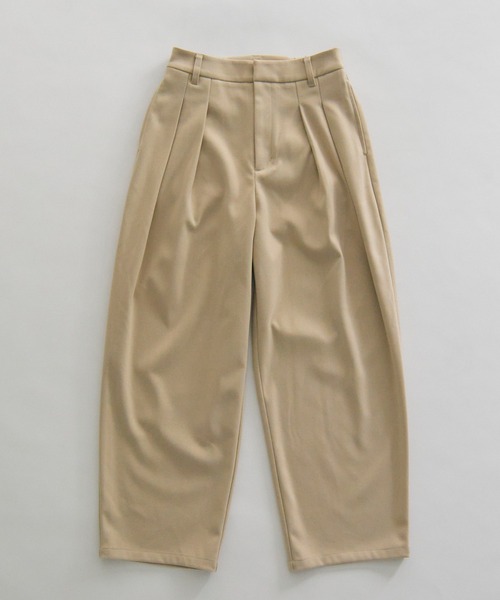 「PUAL CE CIN」 スラックス LARGE ベージュ レディースの画像