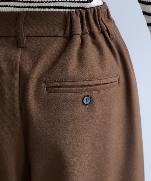 「PUAL CE CIN」 スラックス LARGE ベージュ レディースの画像