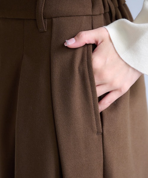 「PUAL CE CIN」 スラックス LARGE ベージュ レディースの画像