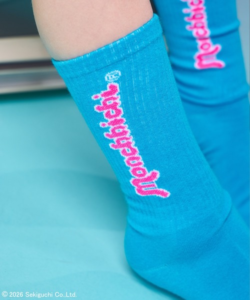pairmanon（ペアマノン） 靴下 「モンチッチ」ユニセックス 配色ロゴ