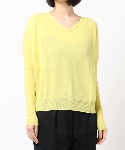 「ZUCCa」 長袖ニット M size ネイビー レディース_画像6