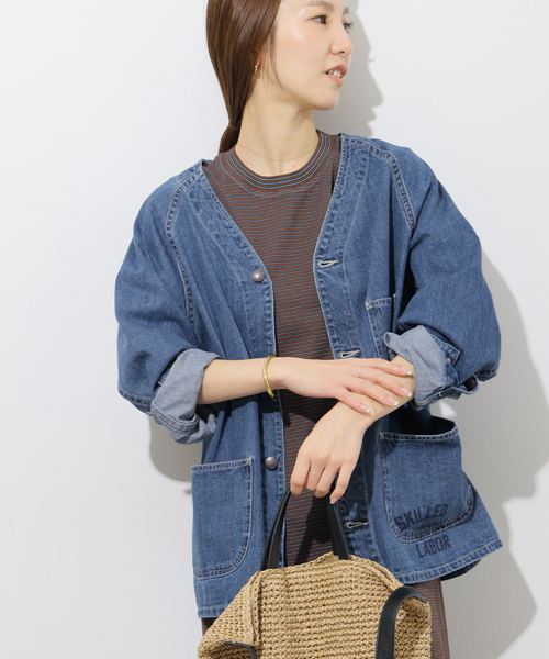 PAYDAY ENGINEER JACKET エンジニアジャケット ノーカラー PAYDAY（ペイデイ） ブルゾン アウター 別注「PAYDAY/ペイデイ
